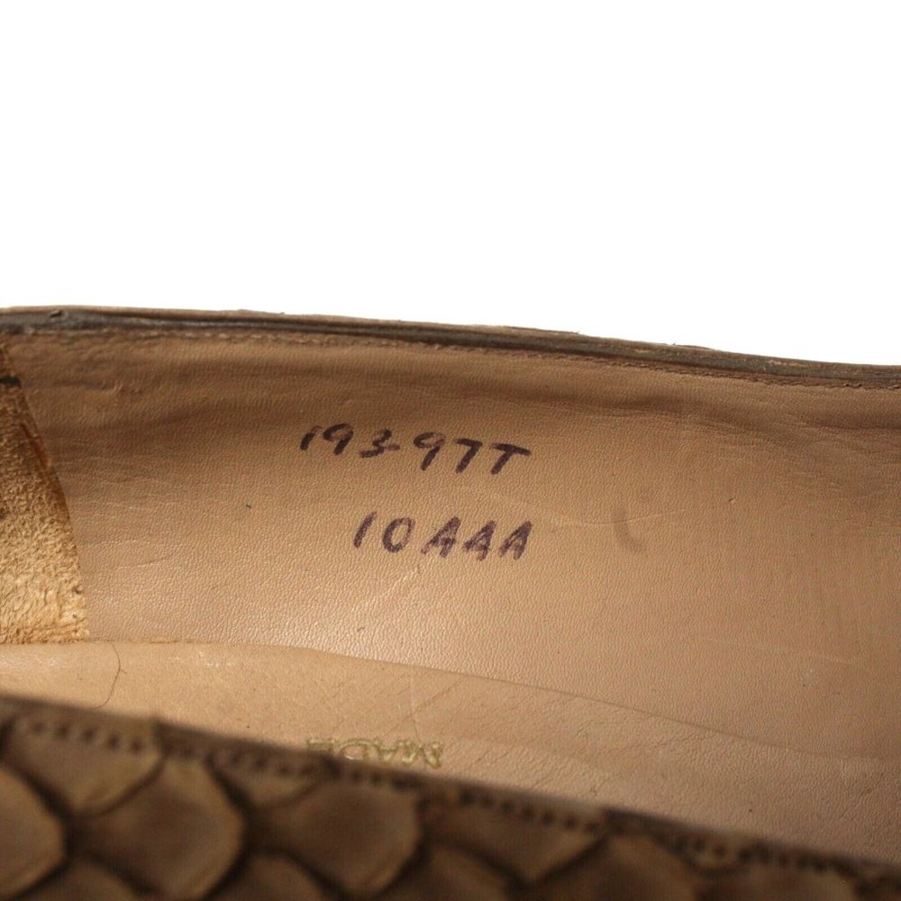 Vintage Manor Bourne For I. Magnin Co Wmens Size 10AAA Snakeskin Pumps Heels - Picture 11 of 12